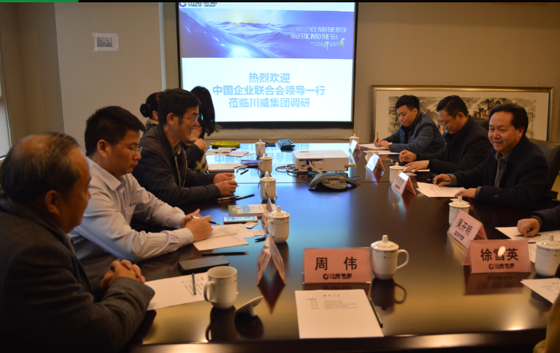 中國企業(yè)聯(lián)合會領(lǐng)導(dǎo)蒞臨川威考察調(diào)研(圖1)