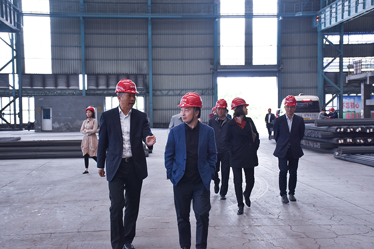 中國銀行四川省分行副行長左焜一行到川威集團(tuán)連界區(qū)域參觀交流(圖2)