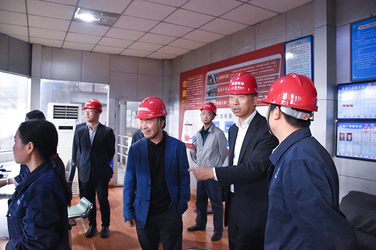 中國銀行四川省分行副行長左焜一行到川威集團(tuán)連界區(qū)域參觀交流(圖4)