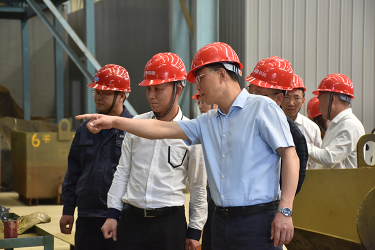 市委副書記余先河到川威調(diào)研釩深加工項目(圖3)