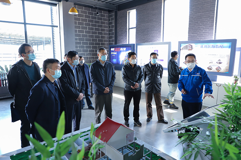 國家工信部領(lǐng)導(dǎo)蒞臨川威連界基地調(diào)研“疫情防控及復(fù)工復(fù)產(chǎn)”工作(圖4)