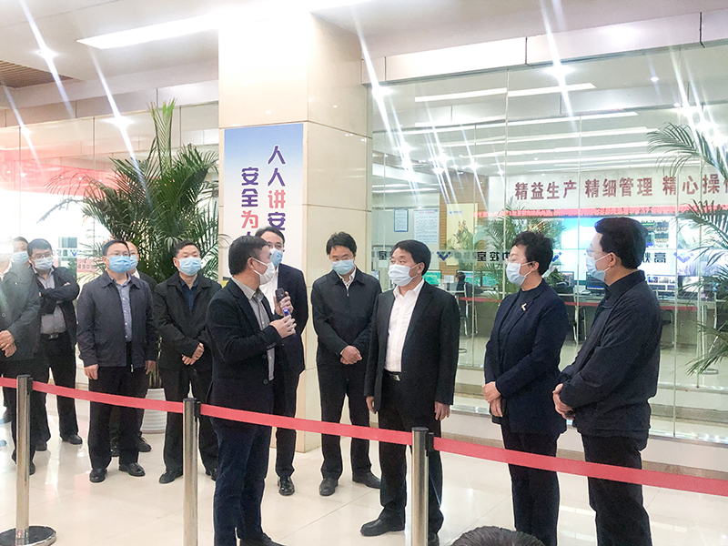 省委常委 常務(wù)副省長羅文蒞臨川威集團調(diào)研(圖1)