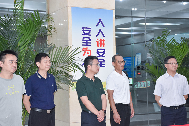 內(nèi)江市統(tǒng)計(jì)局到川威連界基地調(diào)研(圖1)