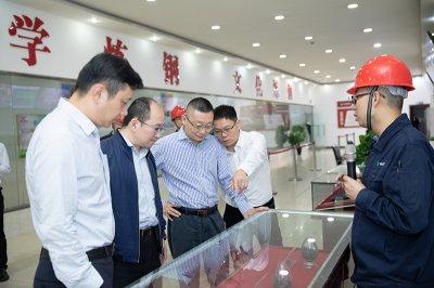 浦發(fā)銀行成都分行考察川威集團(tuán)連界基地