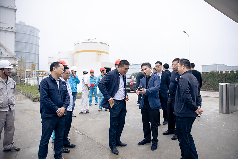 王勁董事長(zhǎng)節(jié)日期間調(diào)研連界基地在建項(xiàng)目(圖3)