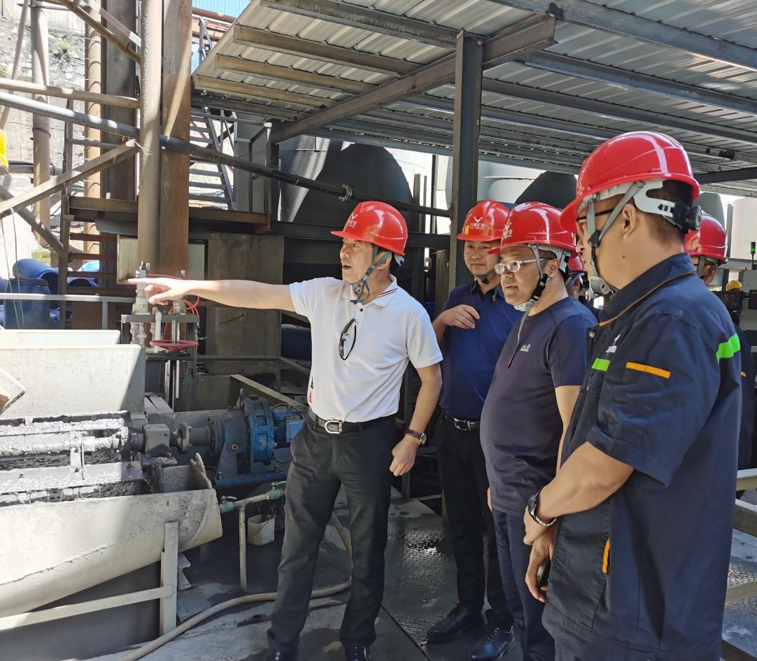 會(huì)理市市委書記陳方勇蒞臨礦業(yè)總公司白草礦區(qū)走訪調(diào)研(圖2)