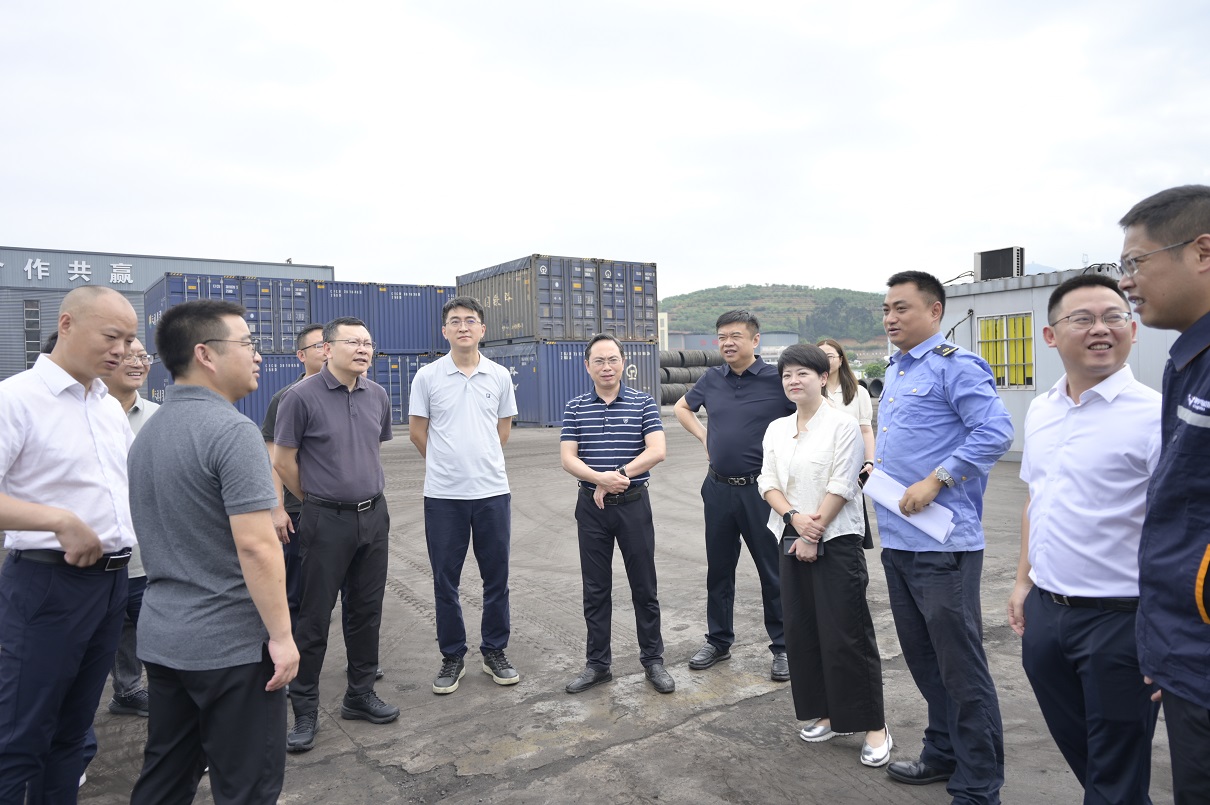 搶抓新機遇，謀求新合作，匯聚新動能——內(nèi)江考察團蒞臨通宇物流參觀交流(圖2)