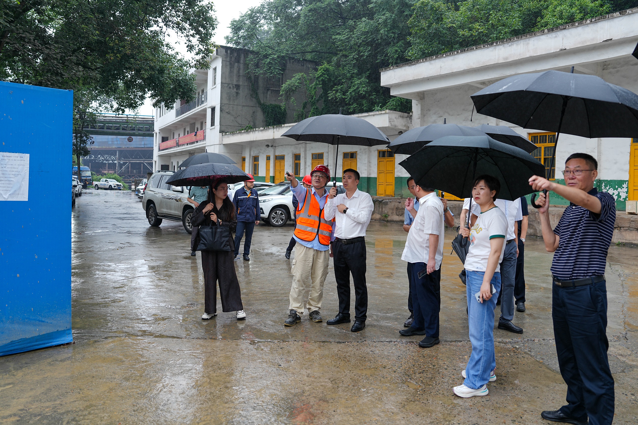 省經(jīng)信廳材料工業(yè)處處長卿家勝一行調(diào)研川威