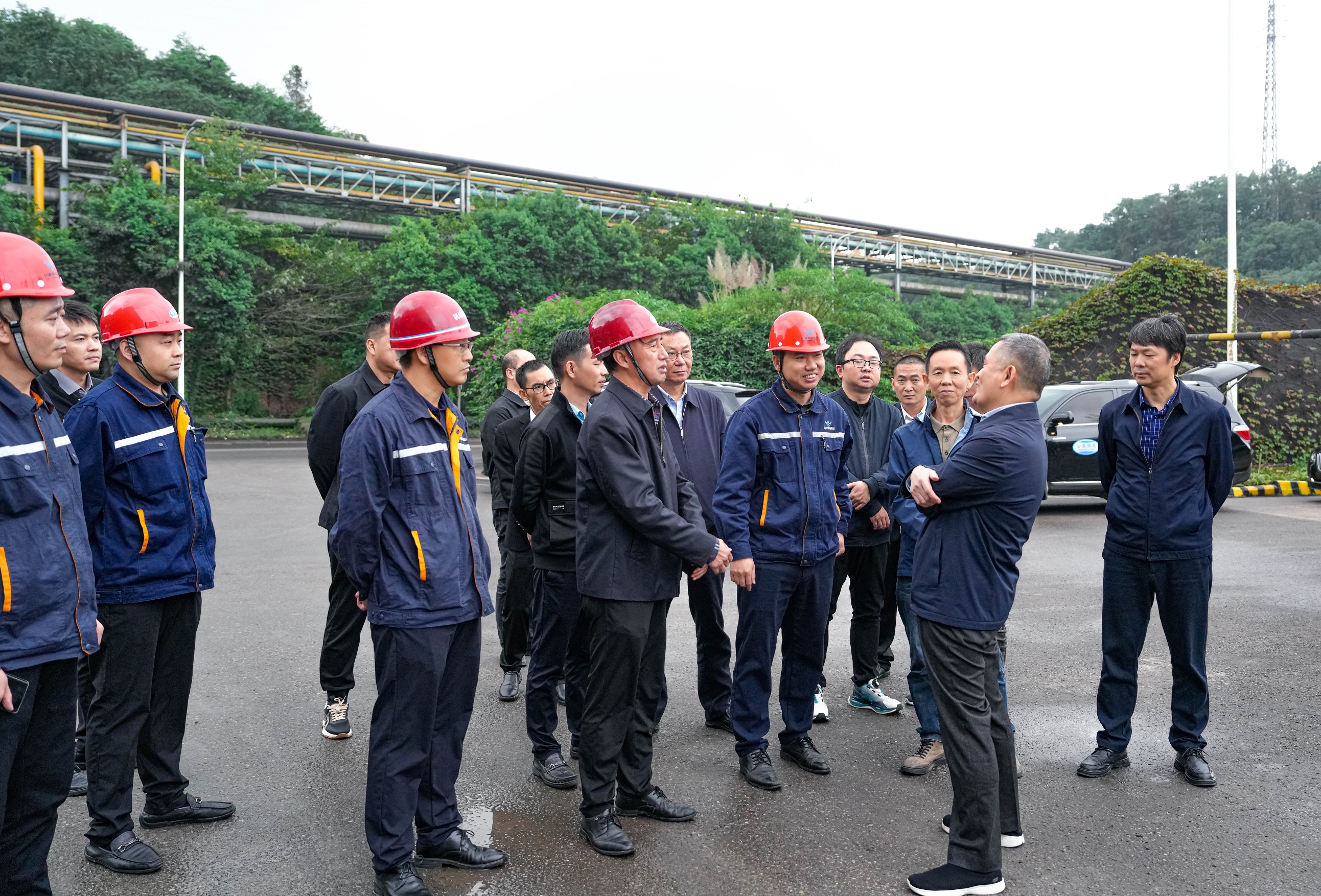 市人大常委會(huì)副主任曾云忠到川威調(diào)研督導(dǎo)超低排放改造推進(jìn)情況