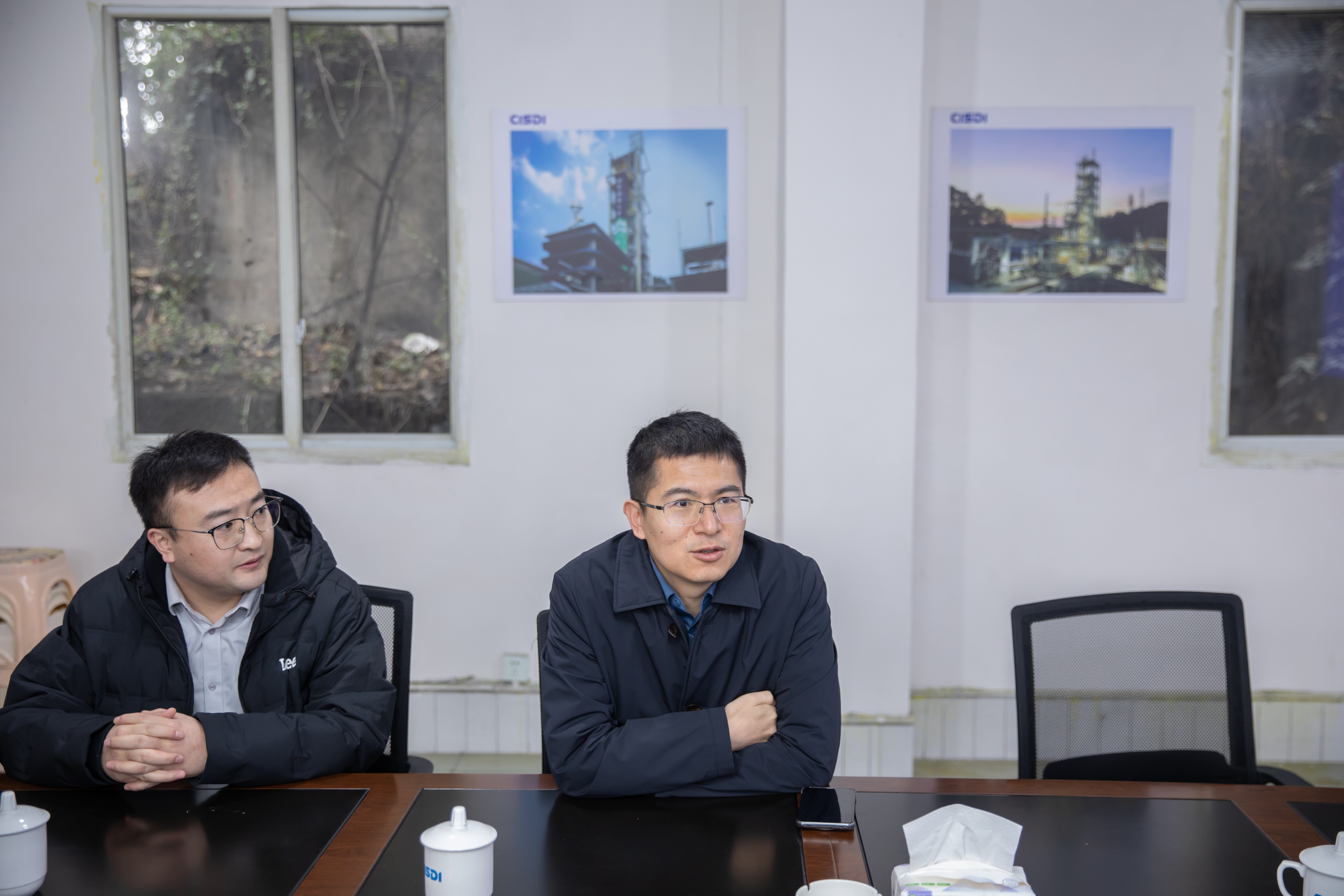 工信部原材料司鋼鐵處副處長(zhǎng)張緒武一行到川威連界基地調(diào)研(圖4)