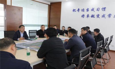 內(nèi)江市市中區(qū)區(qū)委書(shū)記馬炬一行蒞臨通宇物流渤商公司視察指導(dǎo)工作