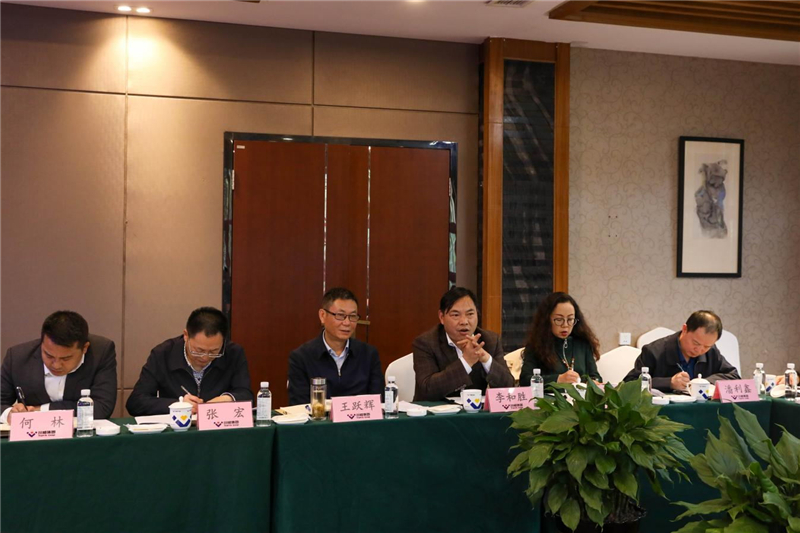 省成本調(diào)查監(jiān)審局局長(zhǎng)羅飛龍一行到川威連界基地調(diào)研(圖4)